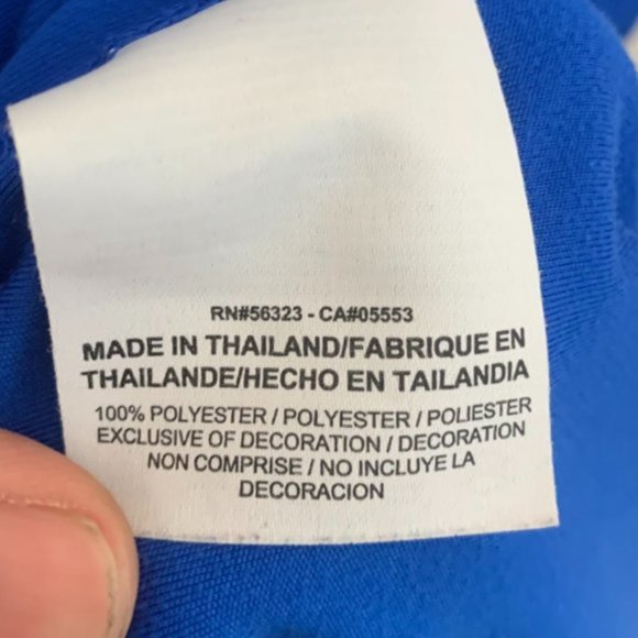 Nike Dri-Fit Blue Short Sleeve Shirt - Picture 4 of 8